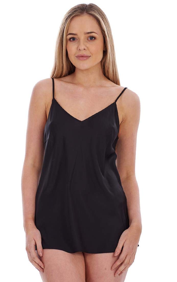 ChicWhisper Ladies Autograph Satin Camisole Black