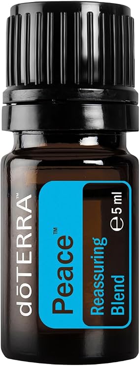 doTERRA - Peace Essential Oil Reassuring Blend - Promotes Feelings of Peace Reassurance and Contentment Counteracts Negative Emotions; For Diffusion or Topical Use - 5 milliliter