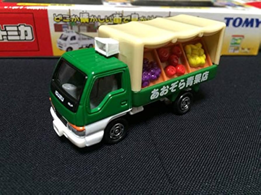 TOMICA　トミカ　イスズ　エルフ　移動果物店　箱付き　2台セット TOMICA トミカ イスズ エルフ 移動果物店 箱付き 2台セット