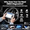 TOPDON AD500 OBD2 Scanner Car Code Reader Scan Tool, Engine ABS SRS Transmission Diagnostics Tool, Oil/Throttle/SAS/TPMS/BMS/EPB Reset Car Scanner, Free Upgrade for DIY
