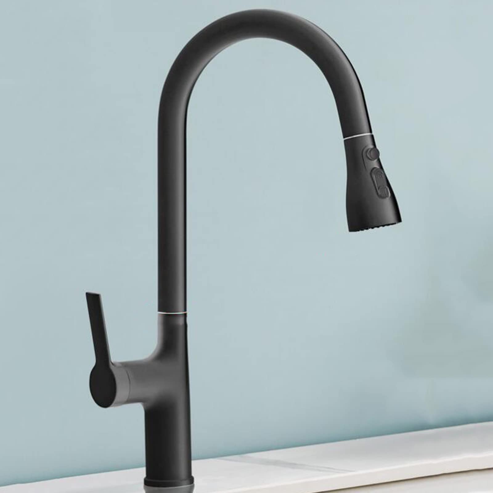 Mitigeur évier de cuisine double modèle eau chaude et froide