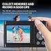 Andoer 4K Digital Camera Video Camcorder 48MP 2.4Inch IPS Screen Auto Focus 16X Digital Zoom Anti-Shake Face Detect Smile Capture Built-in Flash & Battery with 32GB Memory Card for Kids
