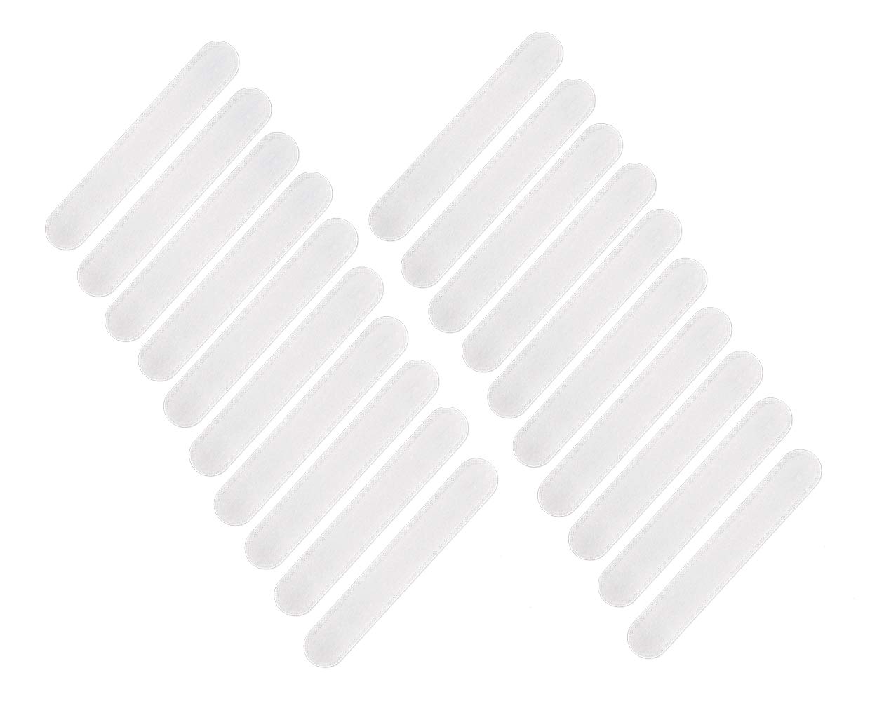 DS. DISTINCTIVE STYLE20 Pieces Disposable Cap Liner Moisture Wicking Sweatband Visor Hat Adhesive Sweat Absorbing Strips Prevent Hyperhidrosis Sweat Stains White