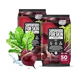 FARMSKIN Facial Makeup Remover Wipes Beet - For Glowing Skin & full of Vitality/Simple Makeup Remover Wipes for Waterproof Makeup/Facial Cleanser Towelettes for Gently Removal 25count (Pack of 2)