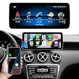 Road Top 10.25' Car Radio Touchscreen Android 13 Car Stereo for Mercedes Benz CLA GLA Class C117 X117 X156 2013-2015 Year, Support Wireless Carplay Android Auto