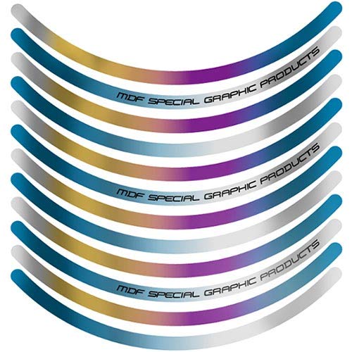 エムディーエフ リムストライプ チタニウムタイプ チタニウム 10mm幅 12インチ RIM-10M-TIT-12
