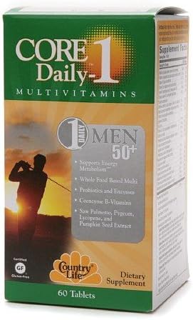 Country Life CORE Daily-1 Multivitamins Men +50, Tablets 60 ea