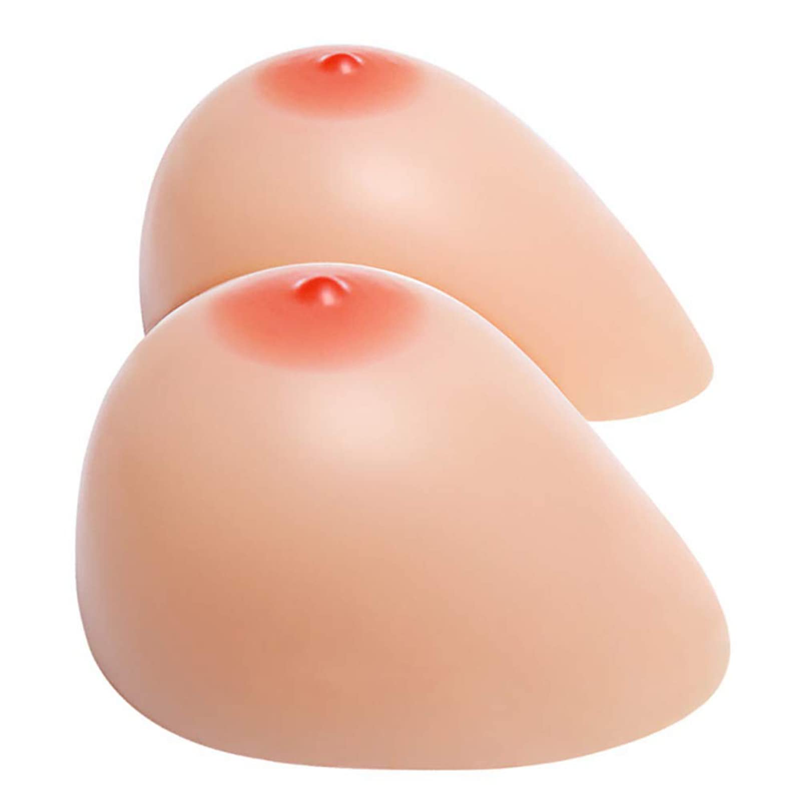 1 Pair Silicone Breast Form Fake Breast Artificial False Boobs for Mastectomy Prosthesis Crossdresser Transgender Cosplay Bra Enhancer Inserts