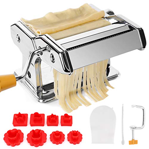 TAECOOOL Nudelmaschine, professionelle Küchenmaschine aus Edelstahl, handgefertigt, für Spaghetti, Lasagne oder…