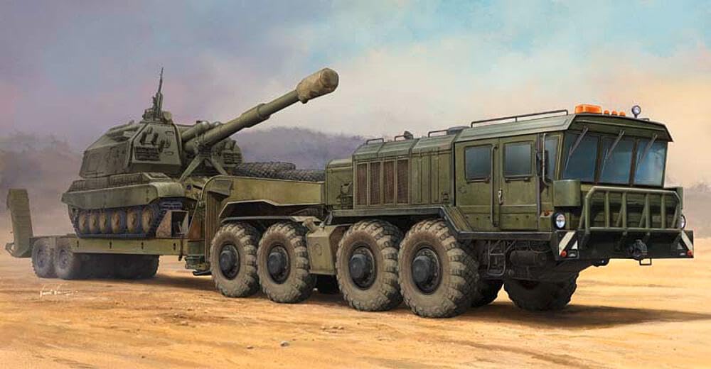 Trumpeter 751039-1/35 KZKT 7428 Transporter mitKZKT 9101 Anhänger - Maßstab 1:35
