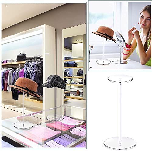Xanhoy Premium Clear Acrylic Hat Stand And Wig Holder Rack Decorative Hat Display Stand thumb #6