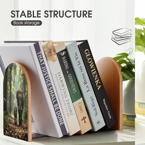 Sujetalibros de elefantes para evitar caídas de libros en estanterías 8
