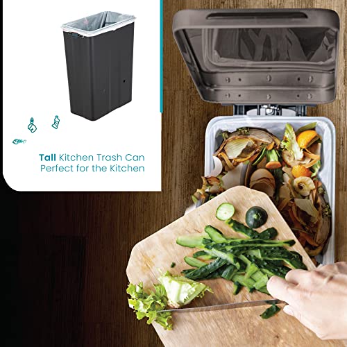 Conjunto de basureros para cocina y baño de acero inoxidable miniatura 3