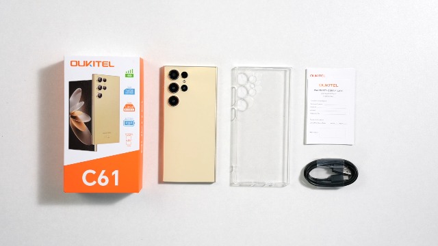 OUKITEL C61 Mobile Phones Android 15, 16GB(4+12)+128GB/1TB