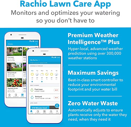 Rachio 3 3Rd Generation: Smart, 4 Zone Sprinkler Controller, Compatible With Alexa (4Zulw-C) #TOP3