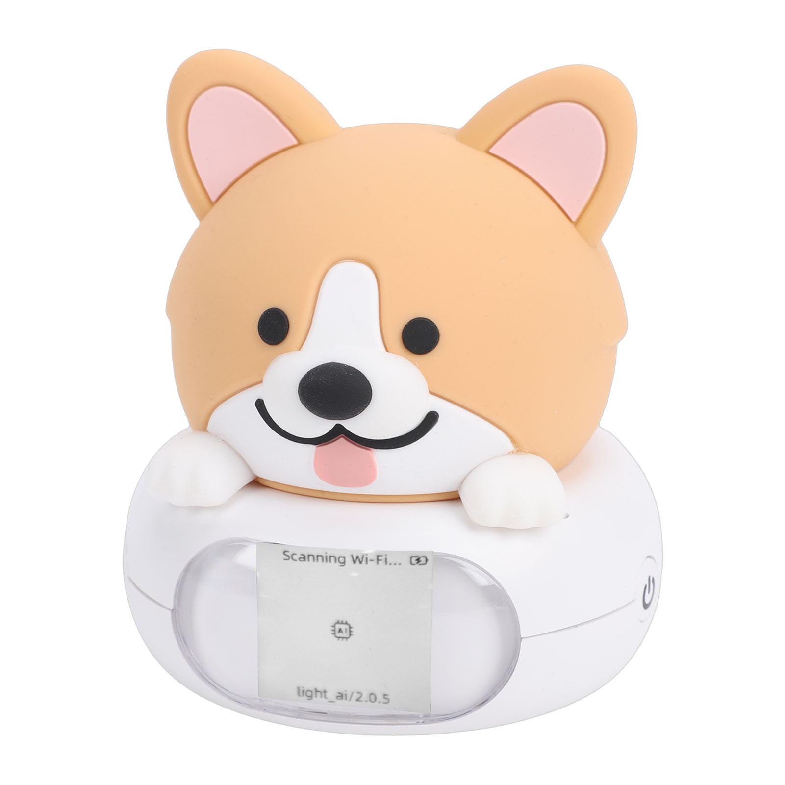 Robot de Escritorio Portátil con IA | Compañero de Chat Inteligente con Luz Nocturna, Comandos de Voz, Modo Seguro para Niños, LED Silencioso, Asistente de Hogar Inteligente WiFi para (Perro)