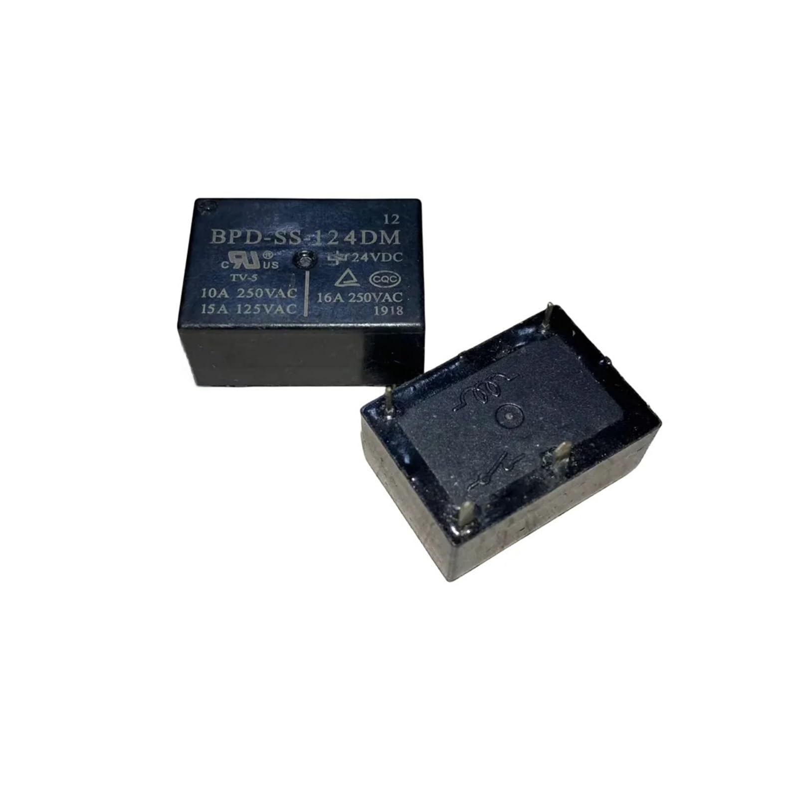 Relais Bpd-ss-105 DM 112 DM 124 DM 5v 12v 24v HF 7520 808 F16 à DIP-4PIN BPD-SS-105DM BPD-SS-112DM BPD-SS-124DM, 2 pièces (Size : BPD-SS-124DM)