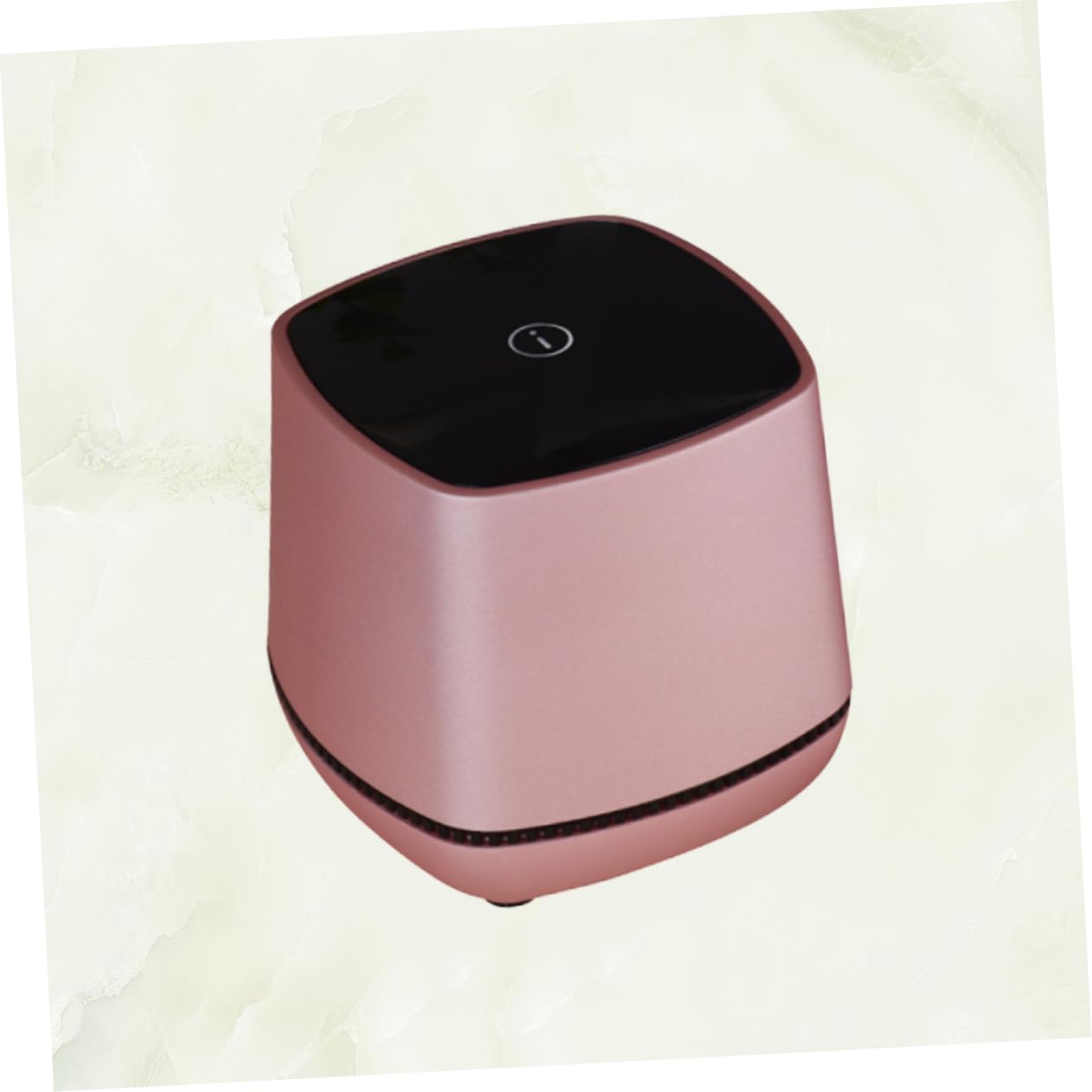 TEHAUX Portable USB Powered Computer Speakers Mini Desktop Bass Sound Speaker Wired Small Speaker for Use Stylish Rose Gold Design