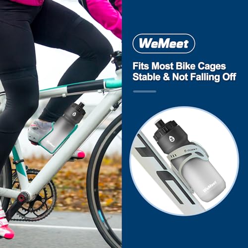 Wemeet Leak Proof Bicycle Water Bottle, 2-Pack Bike Water Bottle thumb #5