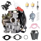 GY6 50cc Carburetor for Tao tao 50cc 49cc ATM50 Pony VIP Scooter Chinese 4-Stroke Engine Moped PD18J 139QMB Carb