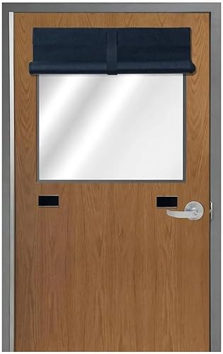 Vista 7 de ALP® Blackout Shades. Room Darkening Shades Block Views in Classrooms, Offices, and Homes. Traditional Polyestor Fabric. Patented. No Tools Charcoal