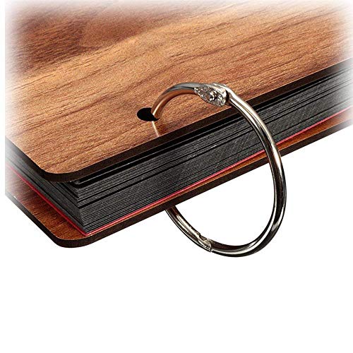 Image of DEZIINE�Loose Leaf Binder Ring Key Chain Key Rings Card Ring Stainless Steel � (25mm - 100pcs).