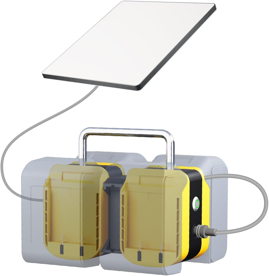 PeakDo Power Dock for Starlink Mini, Portable Starlink Mini Battery Adapter Compatible with DeWALT 20V