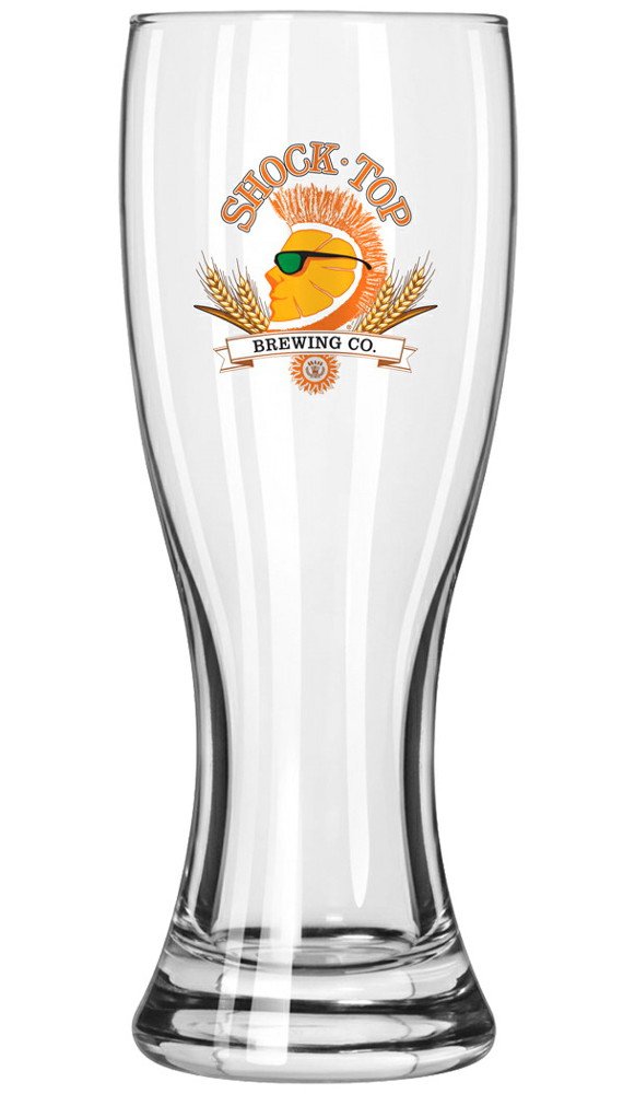 Shock Top Brewing Company 16oz Pilsner Beer Glass by Boelter
