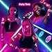 Glow in the Dark Tattoos 172 PCS – Glow in the Dark Party Supplies, Neon Body Paint Be UV Blacklight Reactive Face Temporary Tattoos for Adults, Teens | Neon Accessories, Party Favors & Decorations