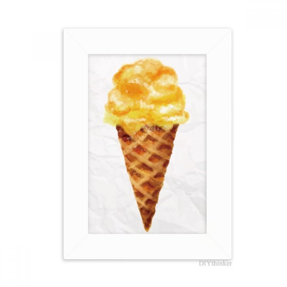 Cadre photo jaune aquarelle 5x7 pouces cadre photo bureau multicolor