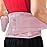 Sparthos Back Brace for Lower Back Pain - Immediate Relief from Sciatica, Herniated Disc, Scoliosis - Breathable + Lumbar Support Pad - For Men & Women - Fits 38-44 Waist (Pink-M, Check Size Chart)