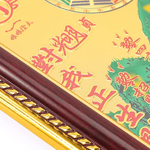 Veemoon Feng Shui Chinese Bagua Mirror One Concave Mirror Landscape Painting Asian Wall Decor For Protection Against Passive Negative Energy Assorted Color #TOP6