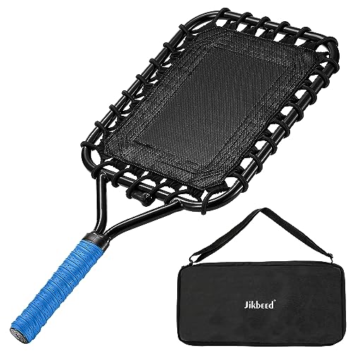 Jikbeed Baseball Racket for Fly Balls: Baseball Racket for Coaches and Parents to Help Players Practice Hitting Grounders and Pop Flies (19 oz Blue)
