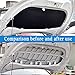 Sound Deadener for Cars For Toyota Corolla Cross 2020-2022 Front Engine Hood Sound Heat Insulation Cotton Pad Aluminum Foil / Foam Material Mat Cover Car Sound & Heat Insulation Deadener ( Color : PET