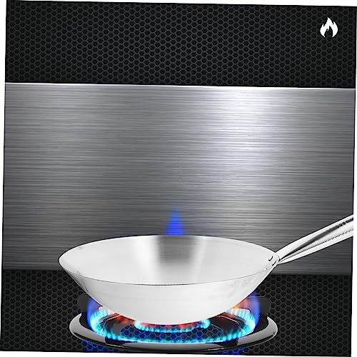 Wok de acero inoxidable con mango resistente al calor miniatura 7