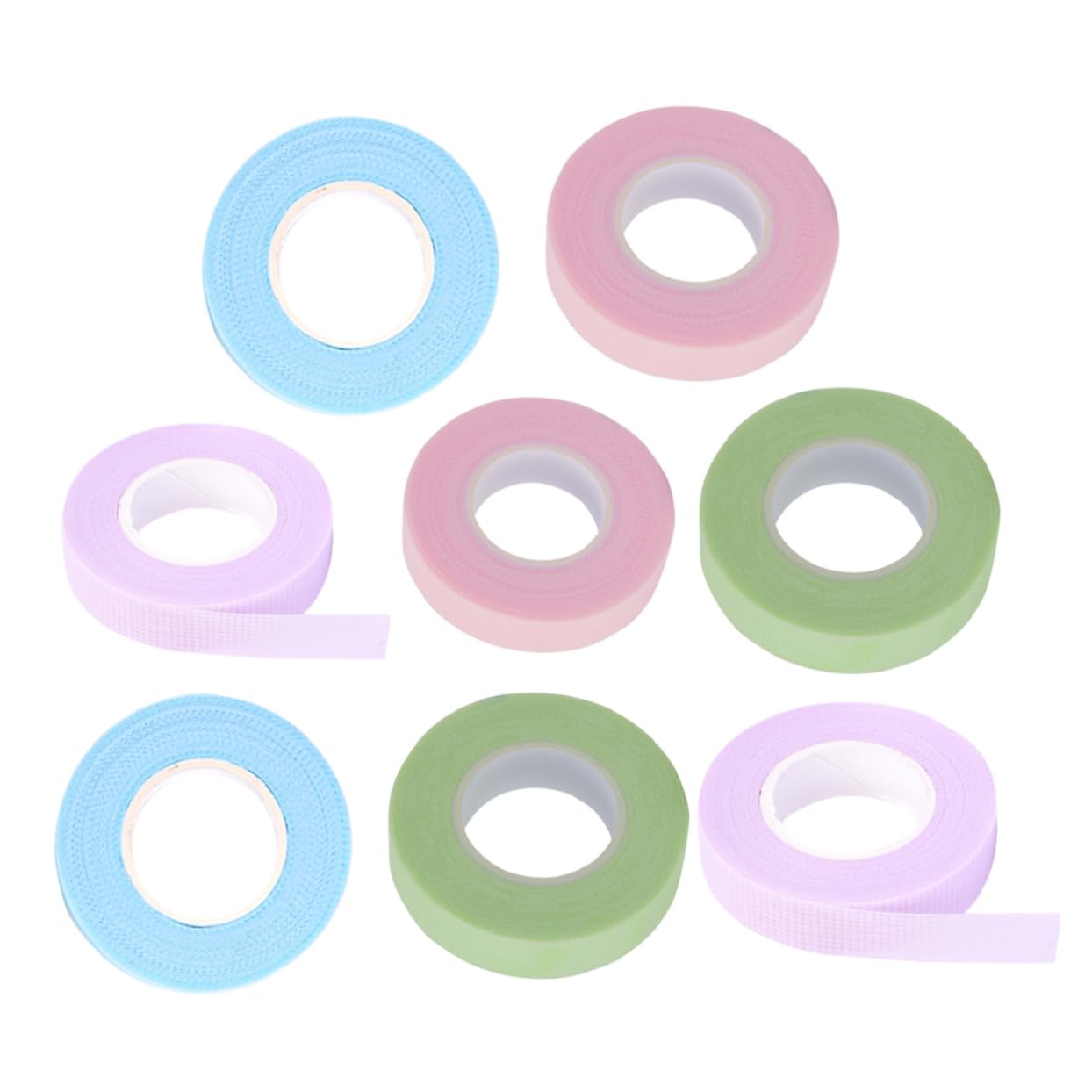 VICASKY Eyelash Isolation Tape Set of 8 Gentle Lash Extension Adhesives Breathable Patches for Makeup Artists Home Use