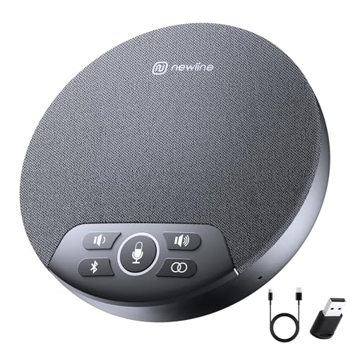 EMEET Altoparlante Bluetooth per conferenze – vivavoce USB con 4 microfoni AIm, per 10-15 persone chiamata full duplex, microfono da conferenza con AUX, Dongle, Plug & Play, per squadre, zoom, ecc EMEET Altoparlante Bluetooth per conferenze – vivavoce USB con 4 microfoni AIm, per 10-15 persone chiamata full duplex, microfono da conferenza con AUX, Dongle, Plug & Play, per squadre, zoom, ecc