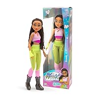 Winx – Aisha Iconic, Bambola 27 cm Snodata con Outfit Sportivo della Serie TV