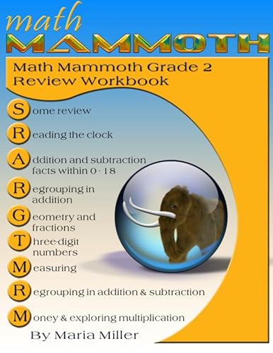 Math Mammoth Grade 2 Review Workbook 1515185729 Book Cover