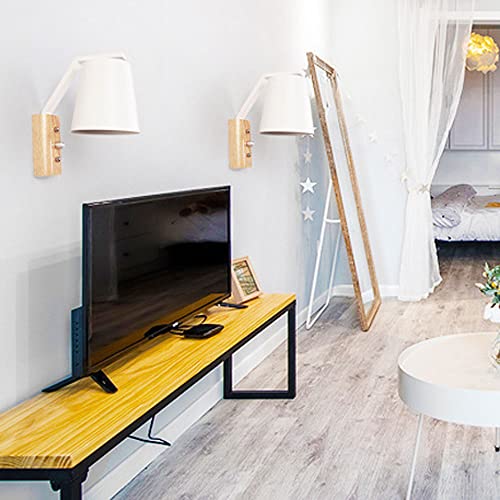 Luces de corredor modernas y aplique de pared nórdico de madera 6