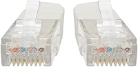 Vista 23 de TRIPP LITE N200-010-BKTripp Lite Cable de conexión moldeado Cat6 Cat5e Gigabit RJ45 M/M 550MHz