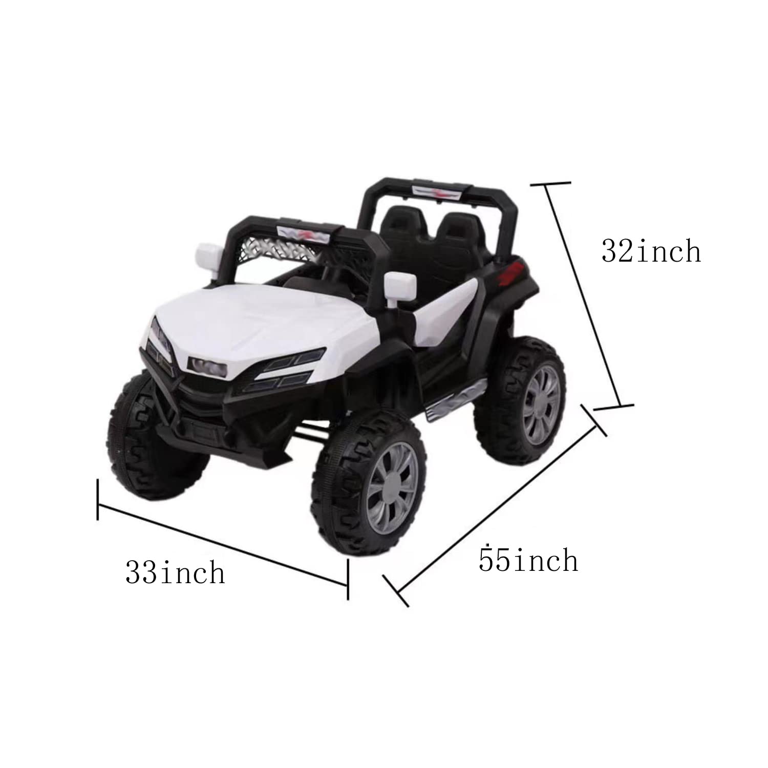 YIHAOBOX Large Kids Ride-On Toy Car Cover - 55x33x32 Inch, Water Resistant, For Power Wheels & Electric Cars - View #8