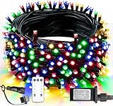 Taoushuleng 200L Multi-Color Lighting Christmas Led String Lights, 66FT Christmas Light with 8 Modes, Christ Tree Wedding Party Bedroom Holiday Decorations