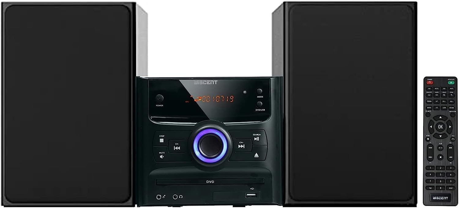 Stereo System for Home with Bluetooth, Micro HiFi CD Player, Stereo DVD ...