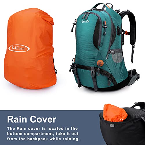 G4Free 50L Hiking Backpack Waterproof Daypack Outdoor Camping Climbing Backpack With Rain Cover For Men Women #TOP3