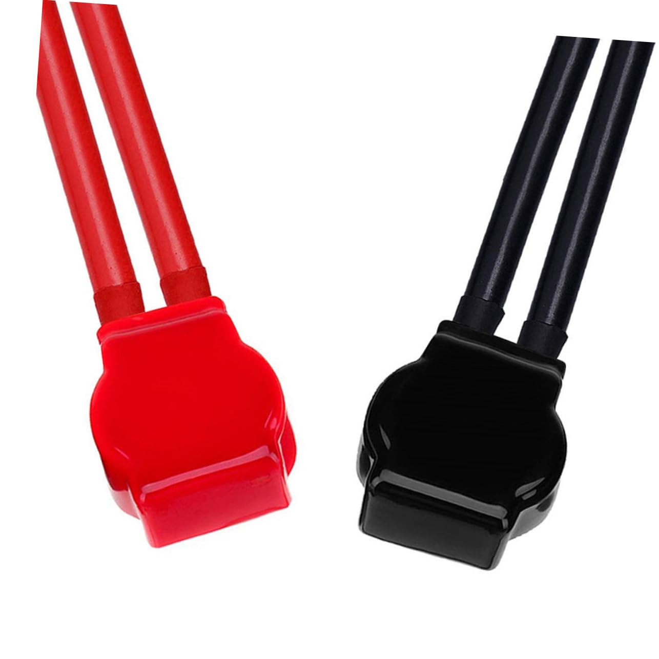 1paire Kit De Connecteurs De Borne De Batterie Lourds Accessoires Pour Véhicules Automobiles Avec Isolante Et Couvercles Pour Connexions Sécurisées