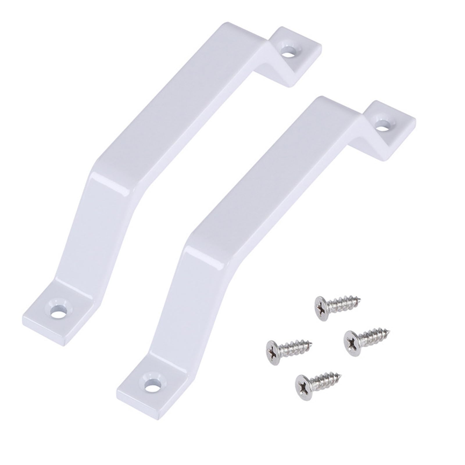 2Pieces Multipurpose Barn Door Handles 6.10Inch Sturdy Aluminum Alloy Hardware for Shoe Cabinets and Bookcases Wardrobe Door Handles