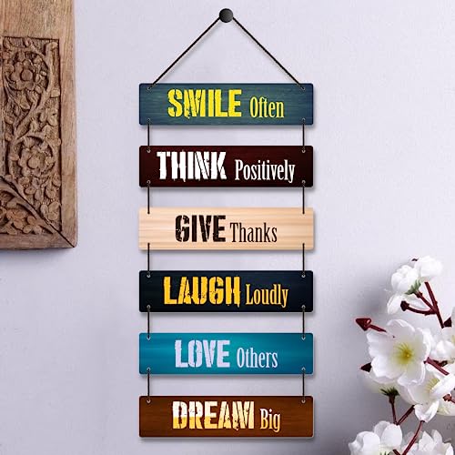 Image of Expleasia, Exuberant & Luxury Decor Decorative Wall Hanging Wooden Art Decoration Item for Home Office Living Room Bedroom Decoration Items Home Decor Gift Items (Dream Big)
