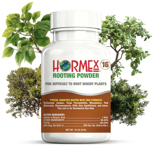 Hormex Rooting Hormone Powder #16 - Fast Roots for Hardwood