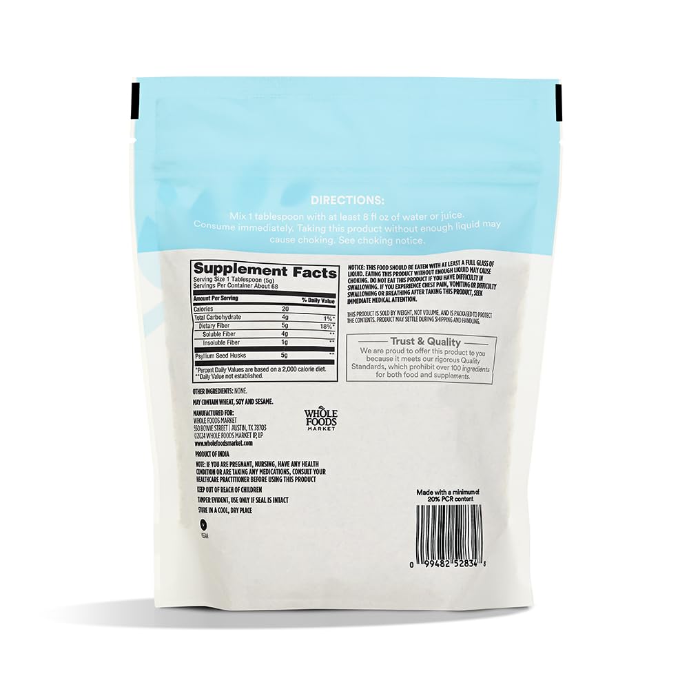 365 By Whole Foods Market, Psyllium Husk Conventional, 12 Ounce — Amazon image 2